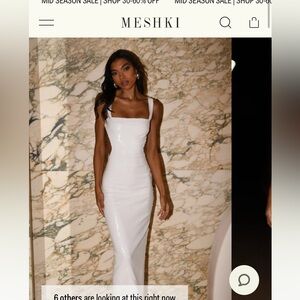 Meshki Adoria Sequin Cut Out Maxi Dress